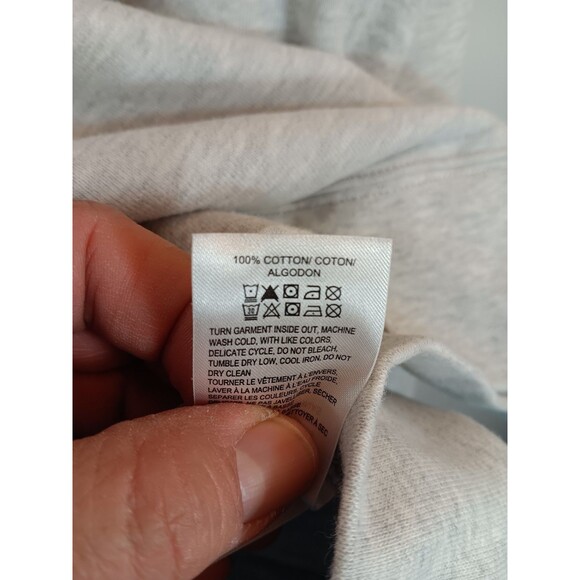 Lucky Brand Men's L Sweatshirt Gray Cotton American Flag Graphic Pullover - Picture 7 of 8